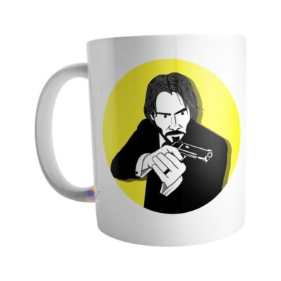Taza John Wick Lápiz Keanu Reeves Baba Yaga Perro Mod 09