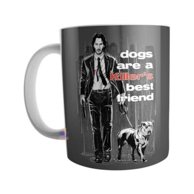 Taza John Wick Lápiz Keanu Reeves Baba Yaga Perro Mod 10