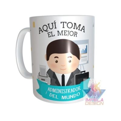Taza Administrador Cerámica Profesiones Abogada Maestra