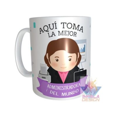 Taza Administradora Cerámica Profesiones Abogada Maestra