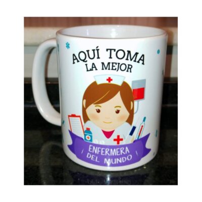 Taza Enfermera Cerámica Profesiones Abogada Maestra Doctor