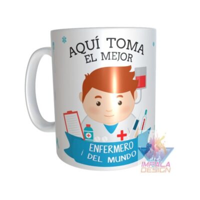 Taza Enfermero Cerámica Profesiones Abogada Maestra Doctor