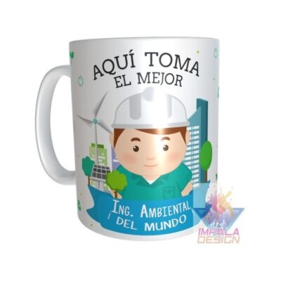 Taza Ingeniero Ambiental Cerámica Profesiones Abogada