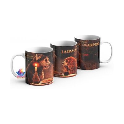 La Dama Y El Vagabundo Taza De Cerámica Perros Vida Real