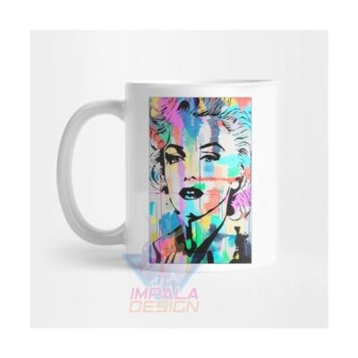 Taza Marilyn Monroe Pop Art Actriz Hollywood Cerámica M4