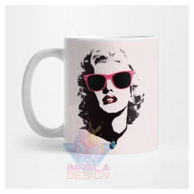 Taza Marilyn Monroe Pop Art Actriz Hollywood Cerámica M2