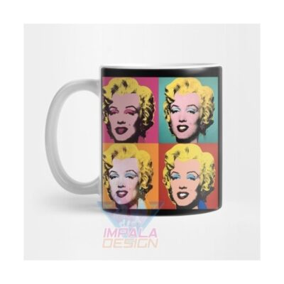 Taza Marilyn Monroe Pop Art Actriz Hollywood Cerámica M1