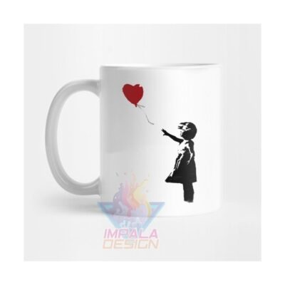 Taza Cerámica Banksy Artista Callejero Mural Urbano Mod 02