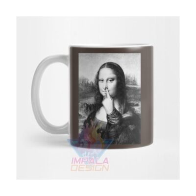 Taza Gioconda Parodia Cuadro Mona Lisa Da Vinci Cerámica