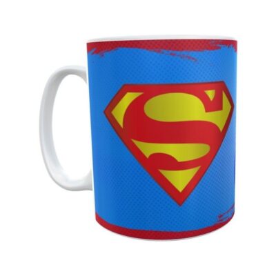 Taza Cerámica Importada Superman Aquí Toma Super Hombre