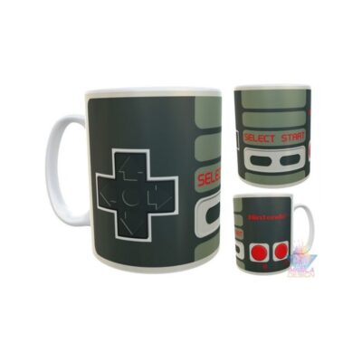 Taza Nintento Joystick Controller Cerámica