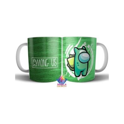 Taza Among Us Gamer Videojuego Cerámica Tripulante Impostor Mod 07