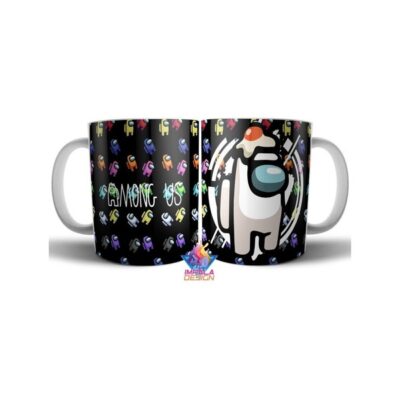 Taza Among Us Gamer Videojuego Cerámica Tripulante Impostor Mod 10