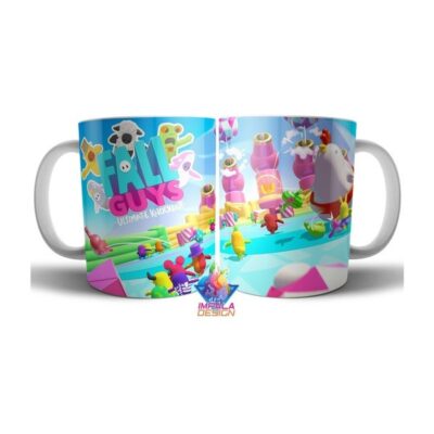 Fall Guys Taza Cerámica Videojuego Ultimate Knockout