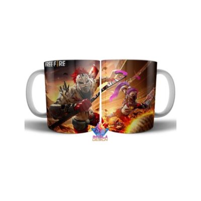 Free Fire Garena Taza Cerámica Varios Modelos Videojuego