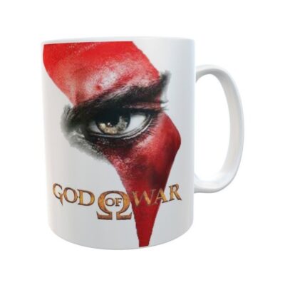 God Of War Kratos Taza Cerámica Atreus Impala Design