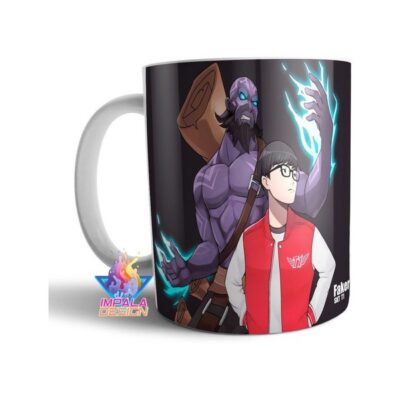 League Of Legends Faker Taza Cerámica Videojuego