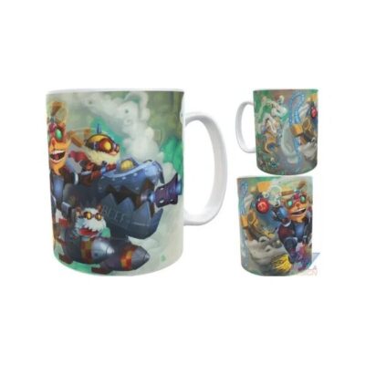 Taza League Of Legends Yordles Vs Blitzcrank Cerámica