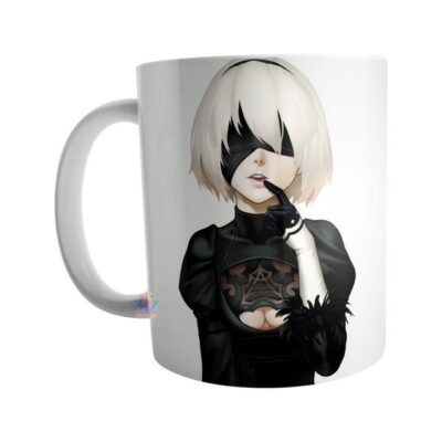 Taza Cerámica Nier Automata Videojuego Yorha Betrayers Mod 02