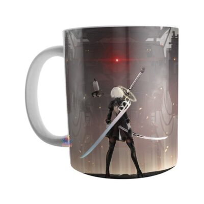 Taza Cerámica Nier Automata Videojuego Yorha Betrayers Mod 03