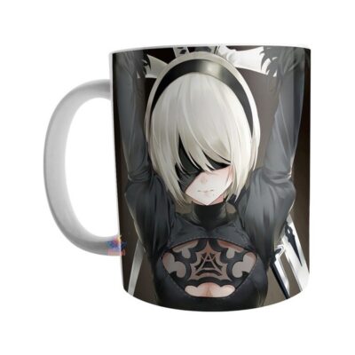Taza Cerámica Nier Automata Videojuego Yorha Betrayers Mod 01