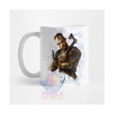 Taza Vikingos Floki Ragnar Lothbrok Logo Serie Valhalla M2