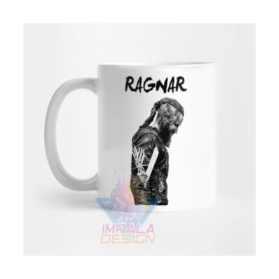 Taza Vikingos Ragnar Lothbrok Logo Serie Valhalla Mod2