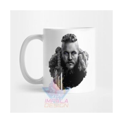 Taza Vikingos Ragnar Lothbrok Logo Serie Valhalla Mod3