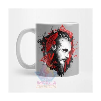 Taza Vikingos Ragnar Lothbrok Logo Serie Valhalla Mod5