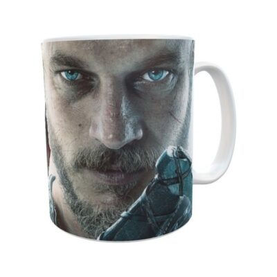 Vikings Vikingos Serie Ragnar Lothbrok Lodbrok Taza Cerámica