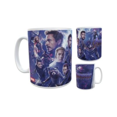 Taza Cerámica Avengers Endgame Thor Capitán América Hulk M2