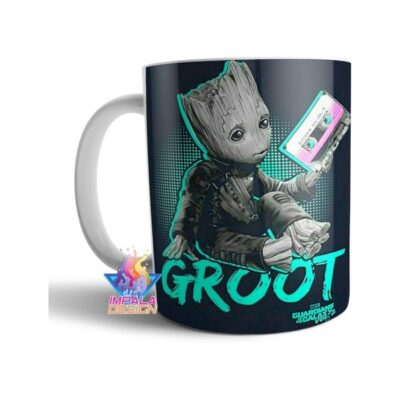 Guardianes De La Galaxia Groot Taza Cerámica Varios Modelos