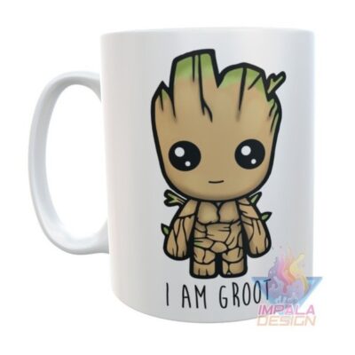 Taza Baby Groot I Am Groot Cerámica