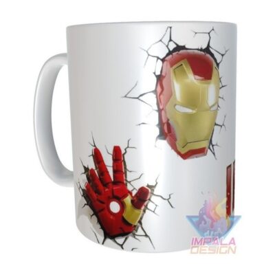 Taza Iron Man Hombre Hierro Stark Comic Cerámica