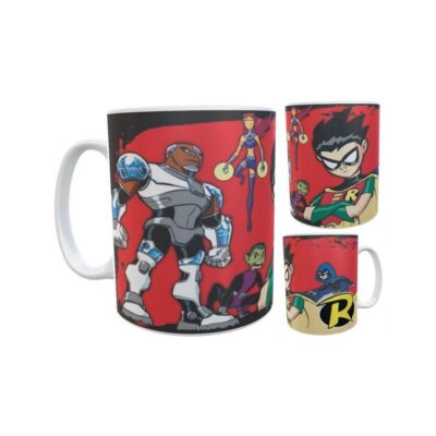 Taza Cerámica Robin Jóvenes Titanes Dc Comics Batman