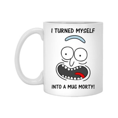 Taza Rick And Morty Diseño Cerámica Turned Myself
