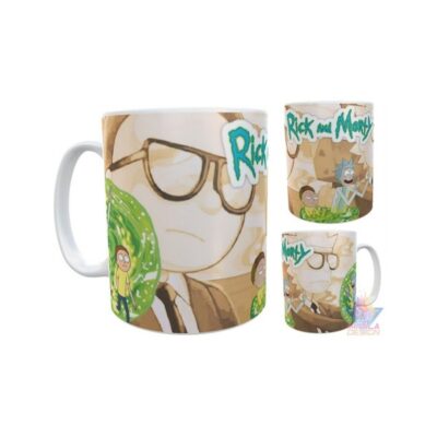 Taza Rick Y Morty Fuck You Viajando Cerámica