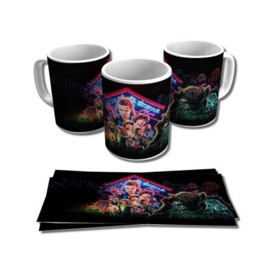 Taza Cerámica Stranger Things Serie Tv Once