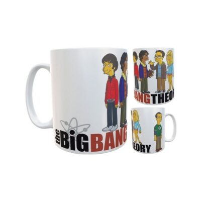 Taza Cerámica The Big Bang Theory Simpsonizados Sheldon