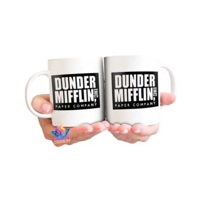 Taza Cerámica Serie Tv The Office Dunder Mifflin Logo