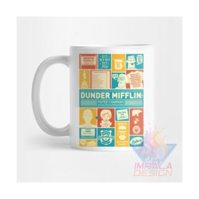 Taza The Office Serie Dunder Mifflin Cerámica