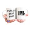 Taza The Office World Best Boss Dunder Mifflin Michael Scott
