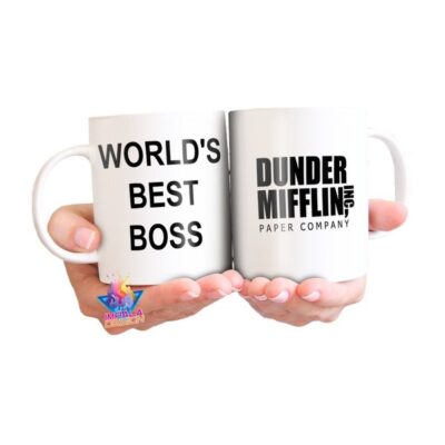 Taza The Office World Best Boss Dunder Mifflin Michael Scott