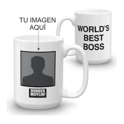 Taza The Office World Best Boss Serie Personalizad Con Foto