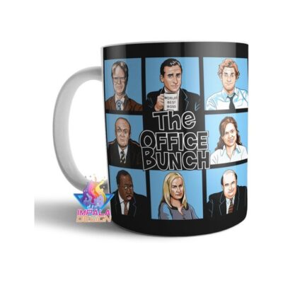 The Office Serie Tv Bunch Taza De Cerámica Personajes
