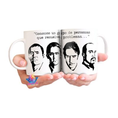 Los Simuladores Personajes Taza Cerámica Frase Conozco Grupo