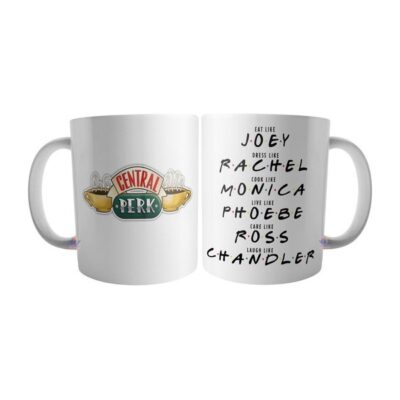 Taza Friends Serie Tv 90 Central Perk Personajes Mod 01
