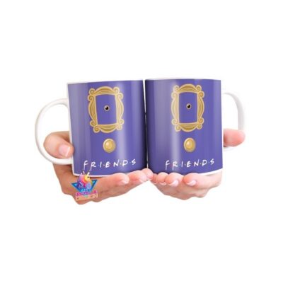 Taza Friends Serie Tv 90 Central Perk Personajes Mod 03