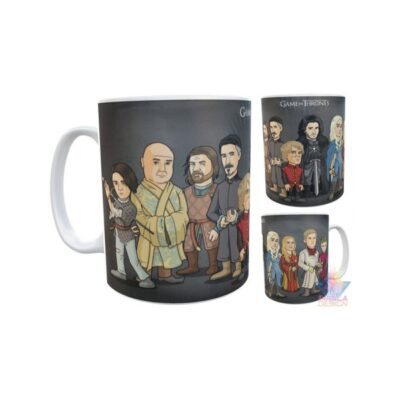 Taza Game Of Thrones Dibujos Personajes Cerámica