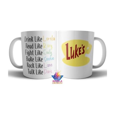 Taza Gilmore Girls Serie De Televisión Lukes Cafetería Ceram